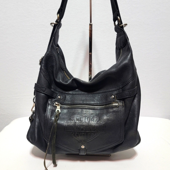 SADDLE HARLEY STUDDED HOBO BAG